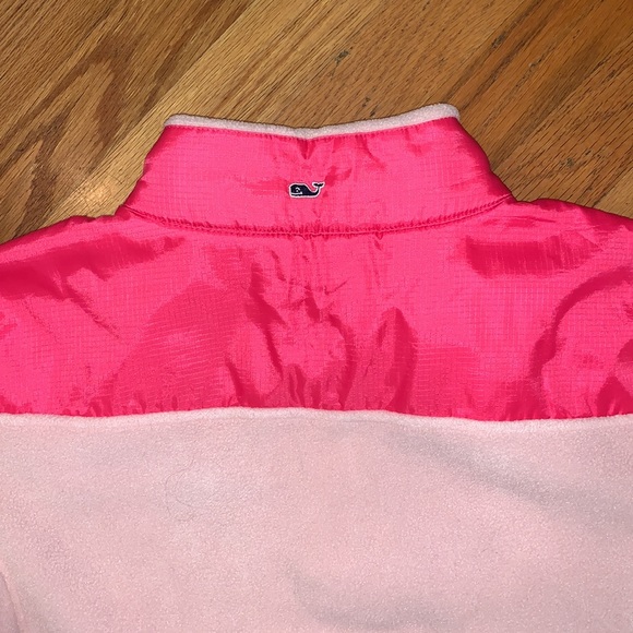 Vineyard Vines Sherpa Half Zip Pink Size M - Picture 4 of 4